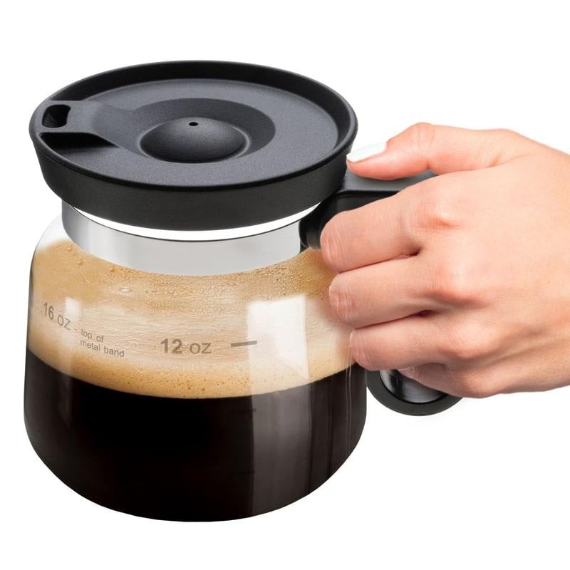 đâ 16 Oz Glass Coffee Mug â Coffee Pot Style