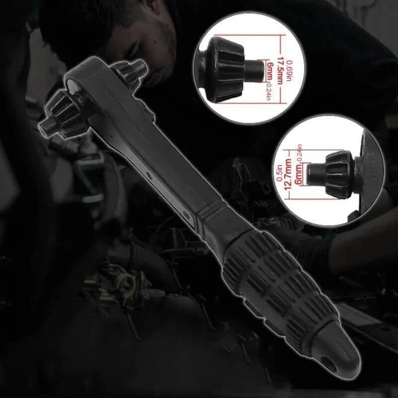 2-in-1-Bohrfutter-Ratschenschlüssel