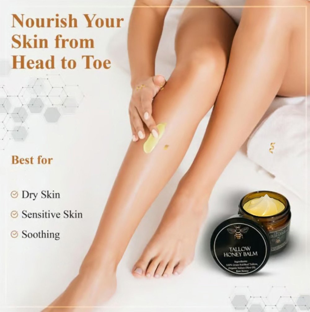 🔥Bio-Rindertalgbalsam aus Weidehaltung mit Rohhonig