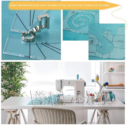 🥰🥰 2025 Motion Kleidungsstück-Lineal-Set (11 PCS) + Fußaufsatz